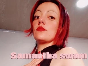 Samantha_swam